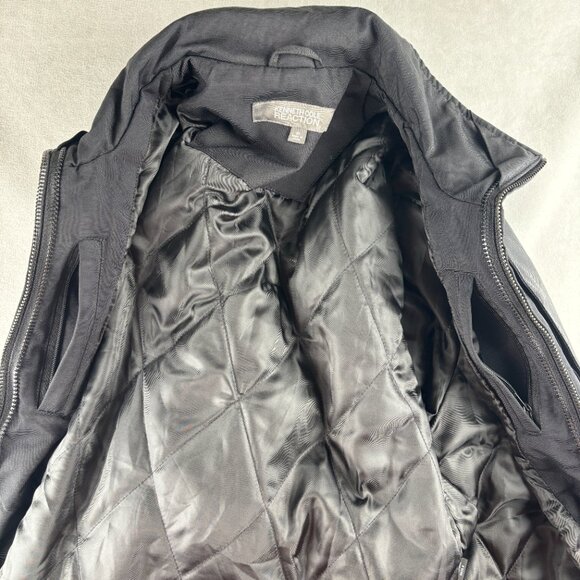 Kenneth Cole Reaction Jacket Men M Black 3-in-1 Fleece Removable Heavy Durable - Picture 5 of 14